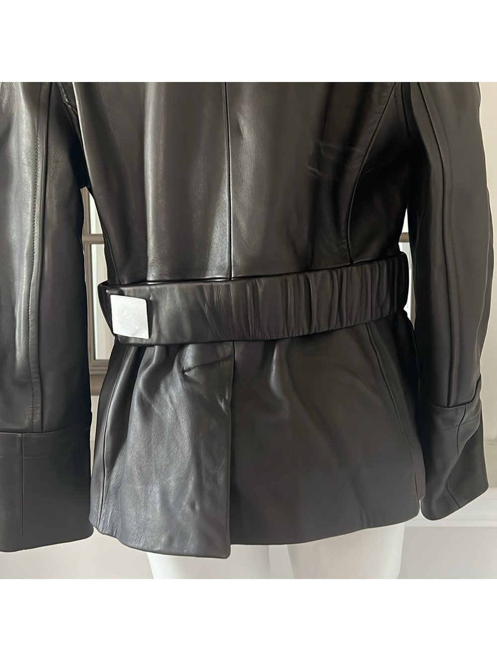Vince 100% Lamb Leather Safari Jacket in Brown, Size M New w/Tag Retail $1495 - Picture 10 of 16